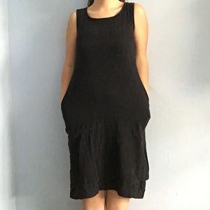 Linen blend dress